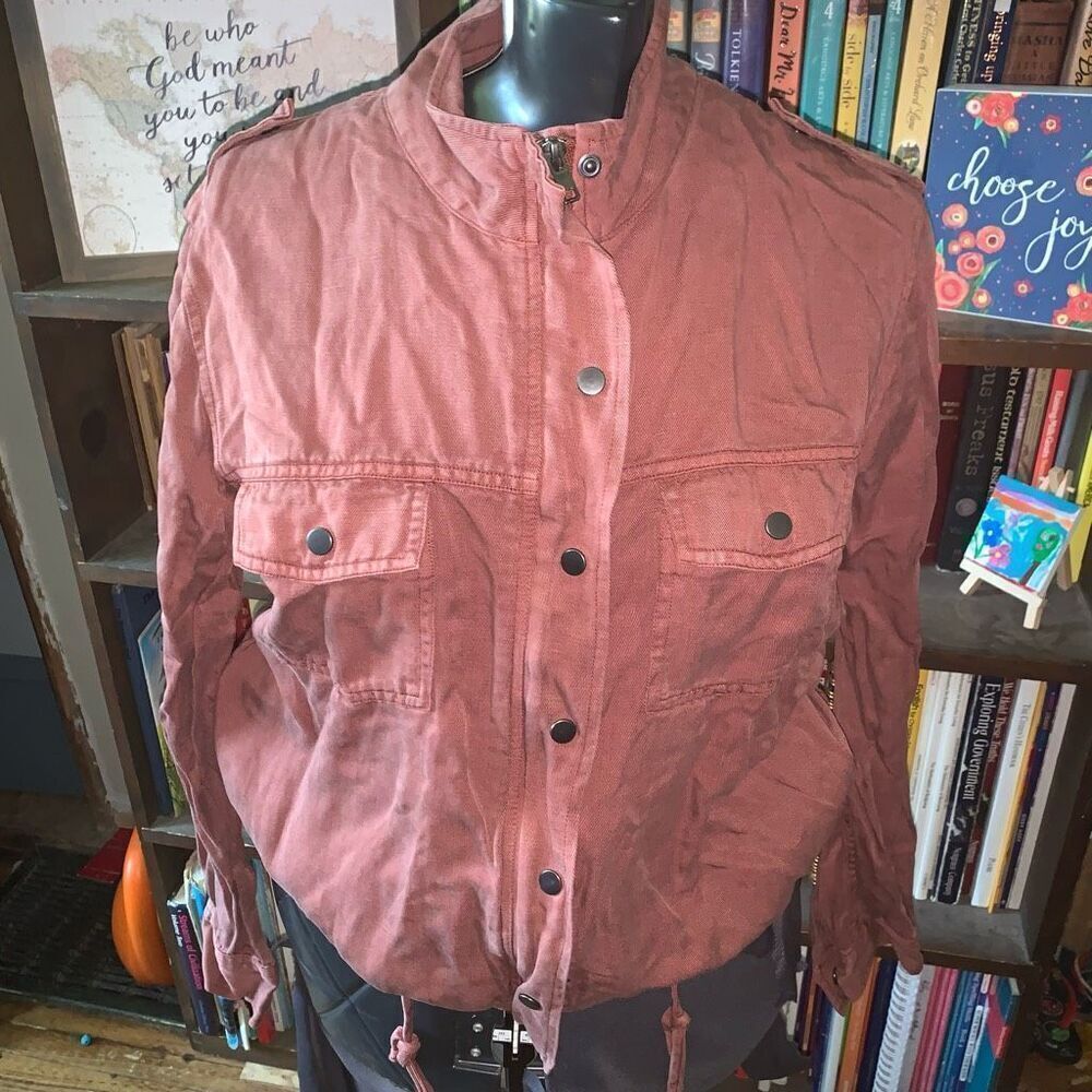 Rails Collins rust khaki lightweight military M d… - image 2